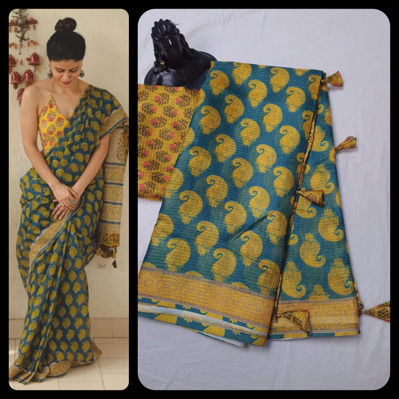 Kota Doriya With Printed Redular Wear Simple Look Saree Collection