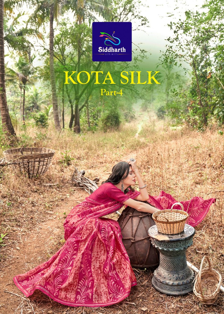 Kota Silk Vol 4 Linen With Digital Printed Summer Wear Saree Collection