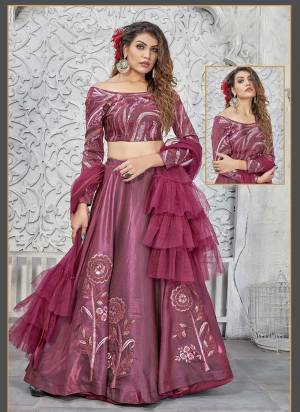 Net With Sequence Work Designer Wedding Wear Lehenga Choli Collection At Wholesale Rate