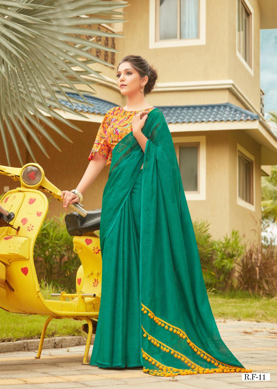 Rapid Fire Linen Juth With Printed Regular Wear Saree Collection At Wholesale Rate