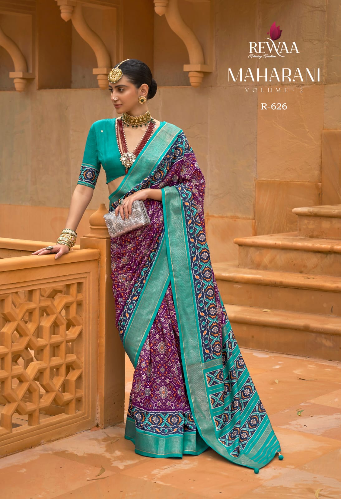 Rewaa Fashion Maharani Vol 2 Traditional Gujrat Special Patola Saree Best Rate