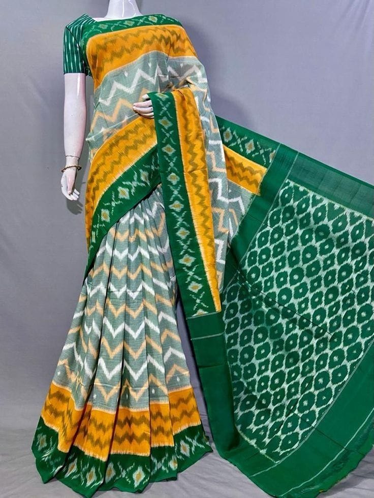 Linen With Printed Summer Wear Saree Collection At Best Rate