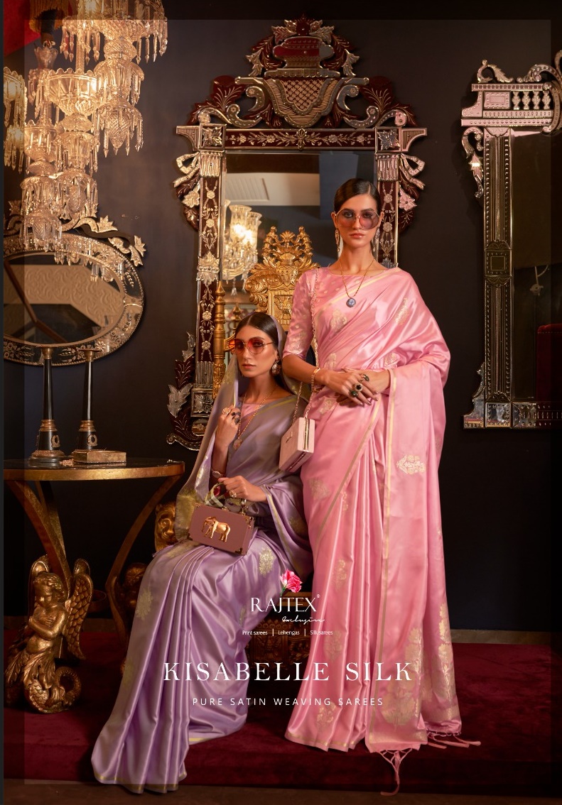 Rajtex Kisabelle Silk With Weaving Design Saree Collection At Wholesale Rate