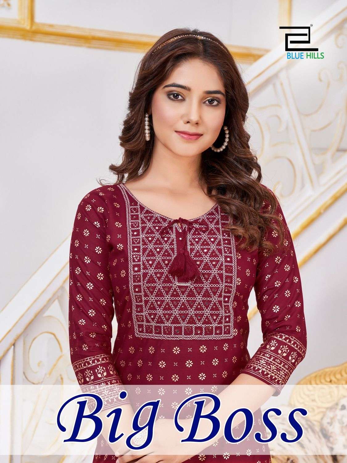 Blue Hills Big Boss Rayon with Fancy Look Kurti collection at best rate