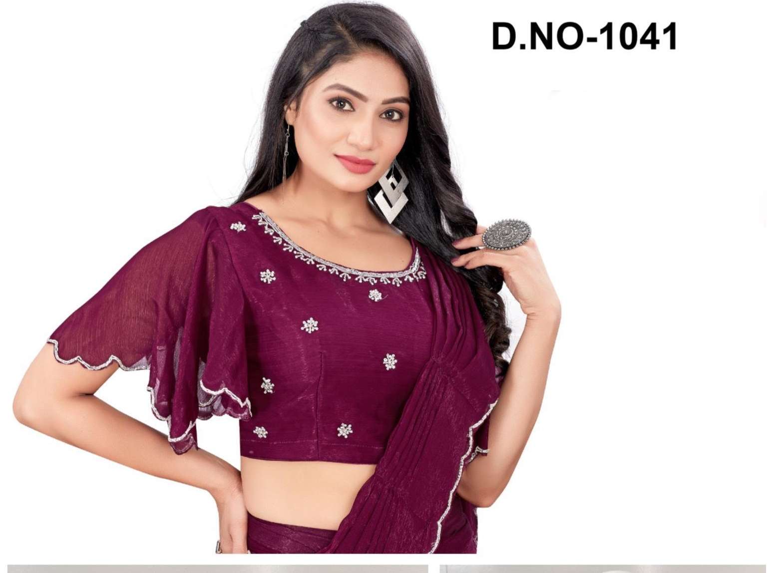 Casual Wear Ladies Party Wear Synthetic Saree, 6 m (with blouse piece) at  Rs 300/piece in Surat