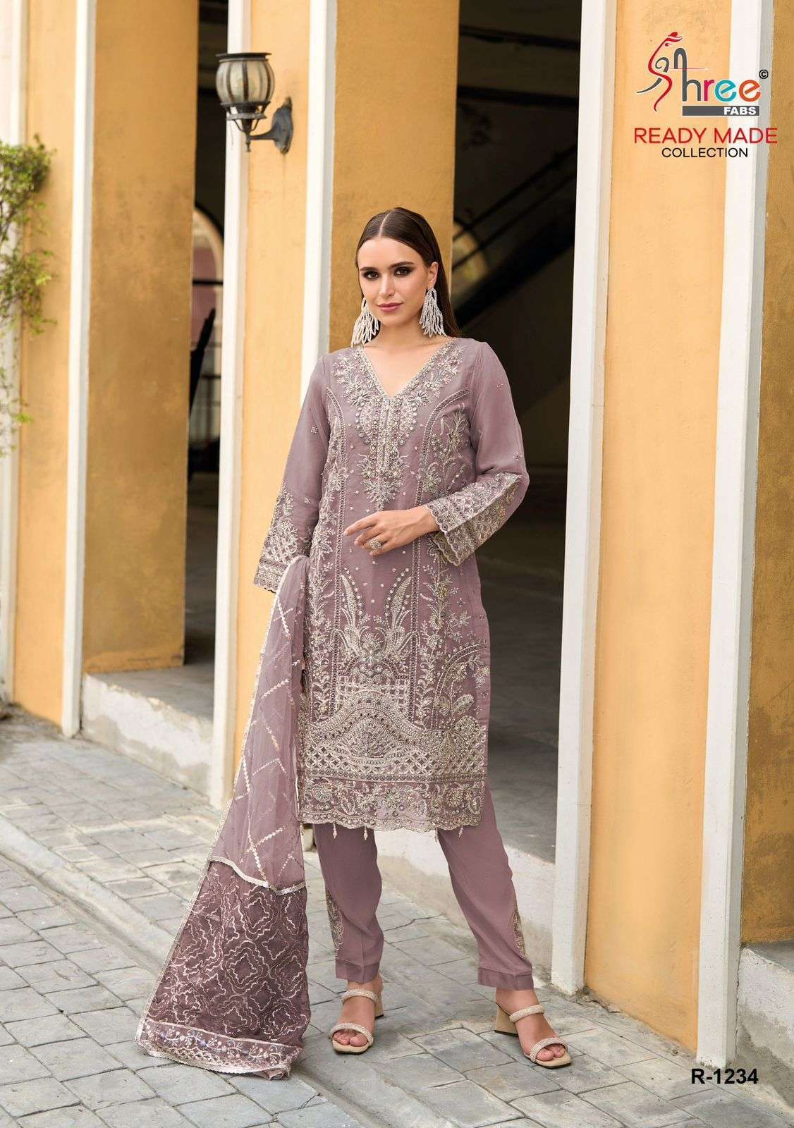 Shree Fabs R 1234 Colors ORGANZA WITH EMBROIDERY WORK PAKISTANI SALWAR KAMEEZ COLLECITON AT BEST WHOLESALE RATE