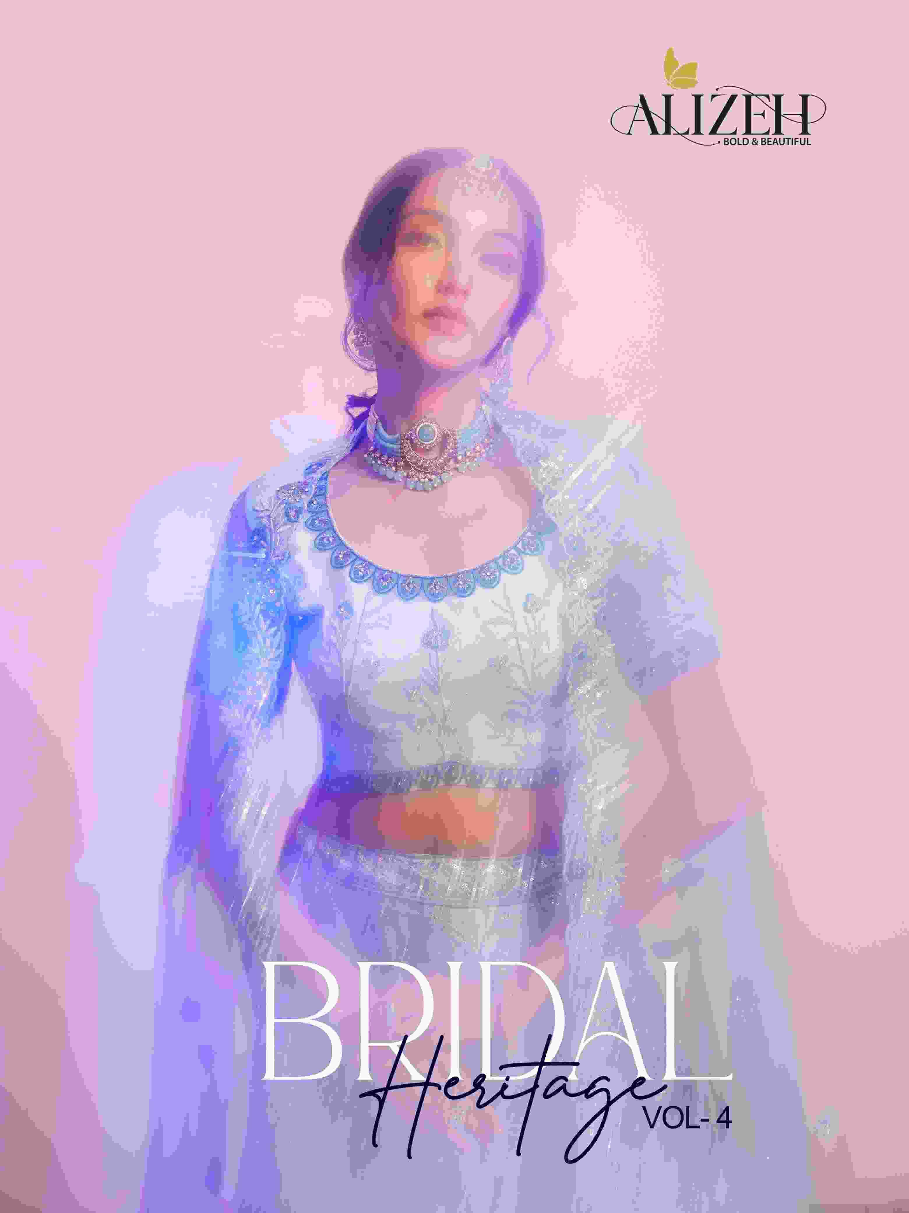 alizeh BRIDAL HERITAGE VOL 4 heavy designer bridal special lehenga choli collection at best rate 