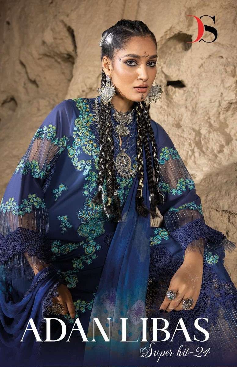 Deepsy Adan Libas Super Hit 24 COTTON WITH FANCY LOOK SUMMER SPECIAL PAKISTANI SUITS COLLECTION AT BEST RATE