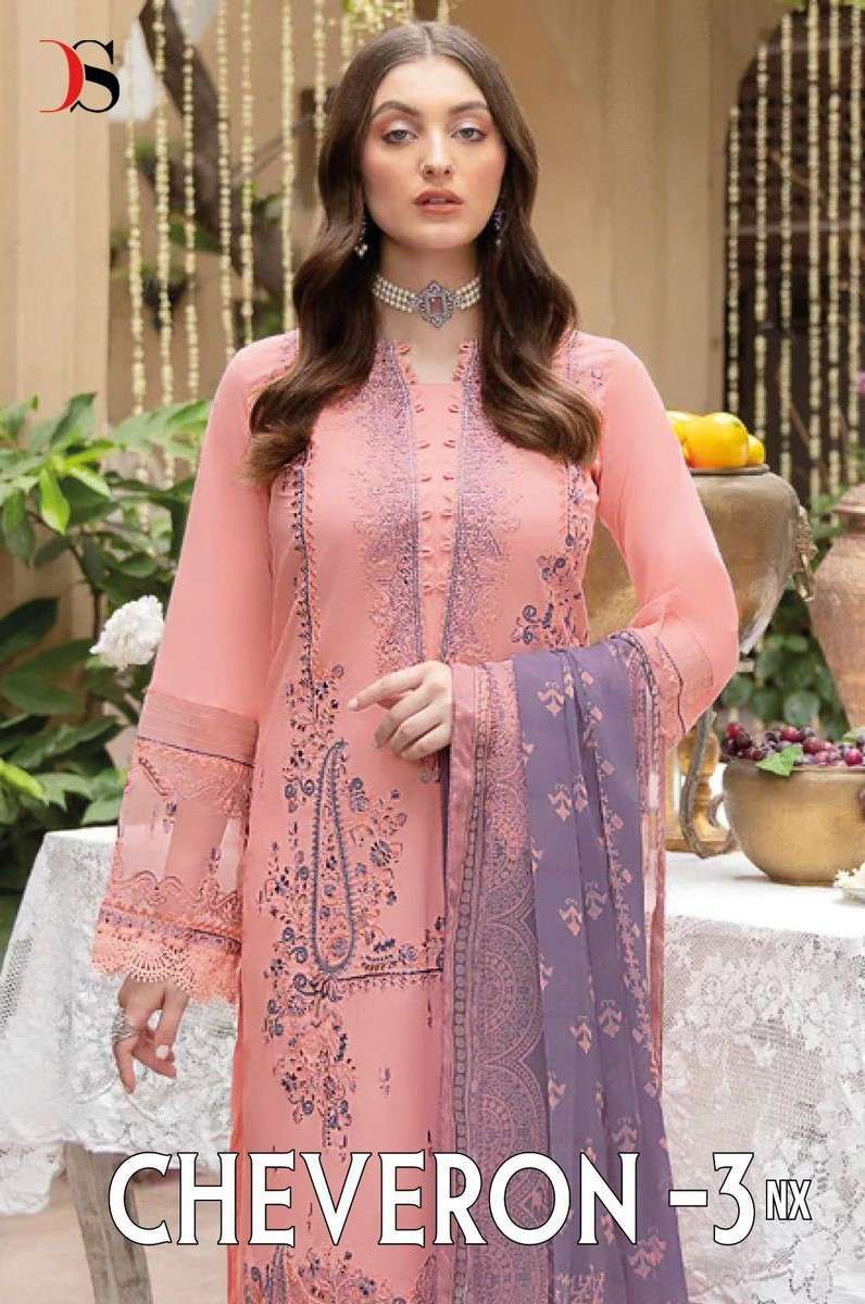 Deepsy Cheveron Vol 3 Nx cotton with fancy look pakistani salwar kameez collection at best rate