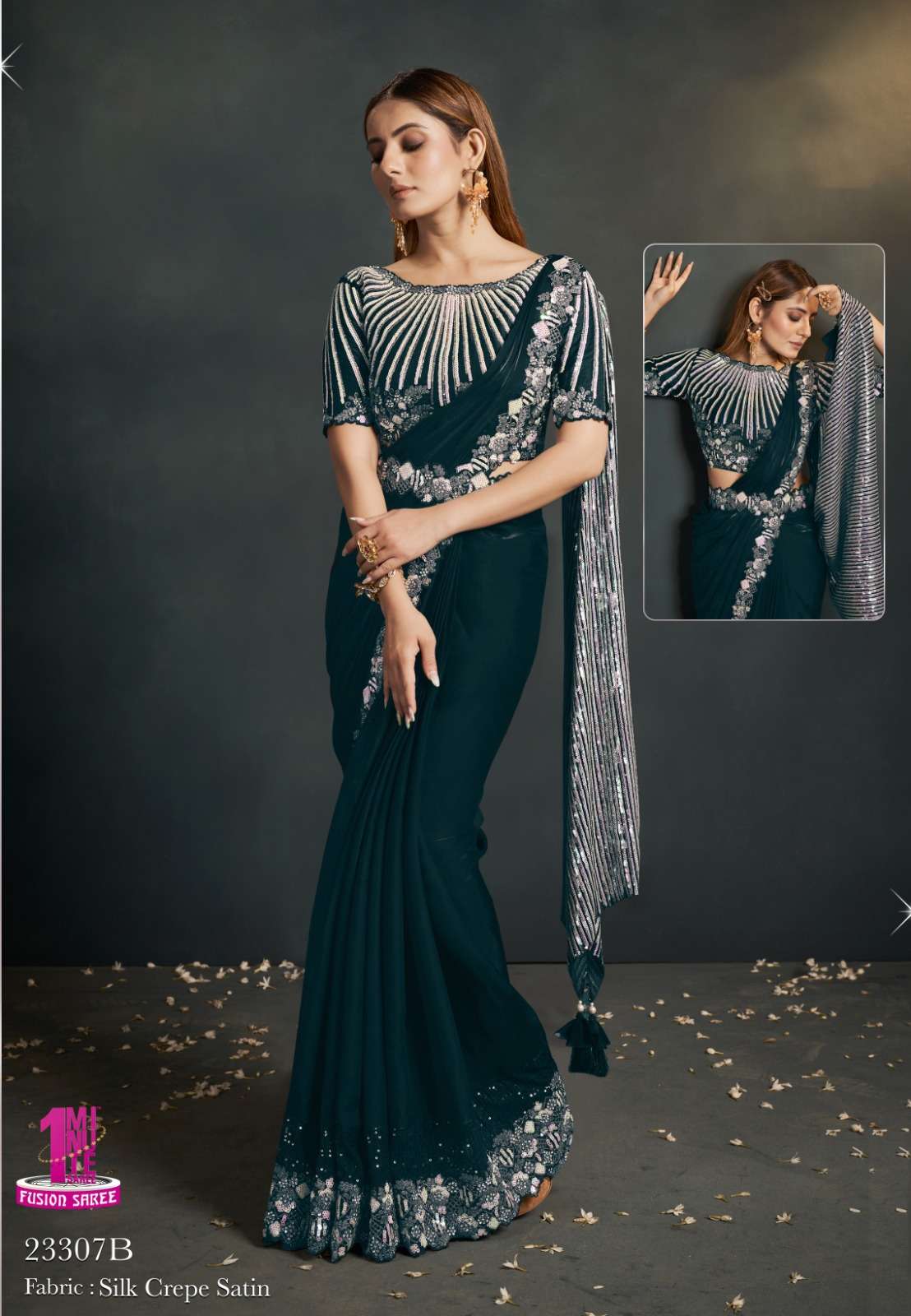 MAHOTSAV MANTHAN 23300 SERIES NEW ADDITION COLOR DESIGNER WEDDING SPECIAL READYMADE SAREE COLLECTION AT BEST RATE