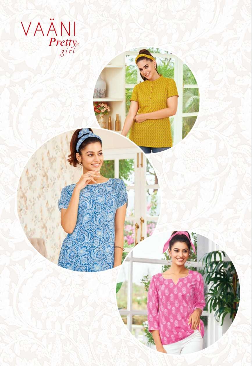 GANPATI VAANI VOl 1 SUMMER SPECIAL COTTON WITH PRINTED REGULAR WEAR KURTI COLLECTION AT BEST RATE
