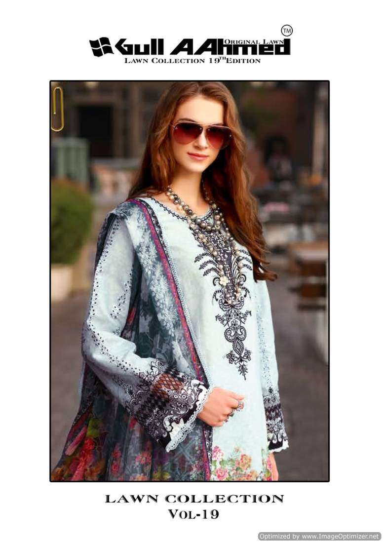 GULL A AHMED LAWN COLLECTION VOL 19 LAWN  COTTON SUMMER SPECIAL PAKISTANI SPECIAL DRESS  (8)