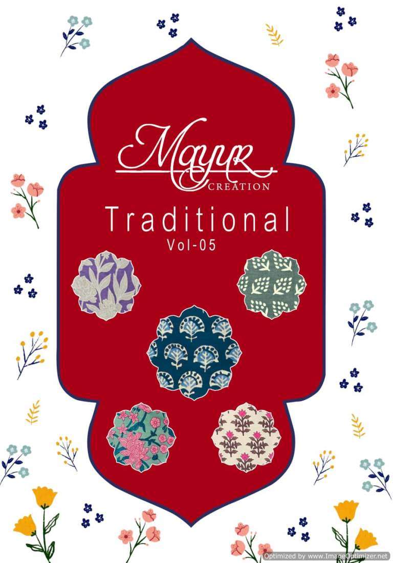 MAYUR TRADITIONAL VOl 5 SUMMER SPECIAL COTTON WITH DIGITAL PRINTED REGULAR SUITS COLLECTION AT BEST RATE