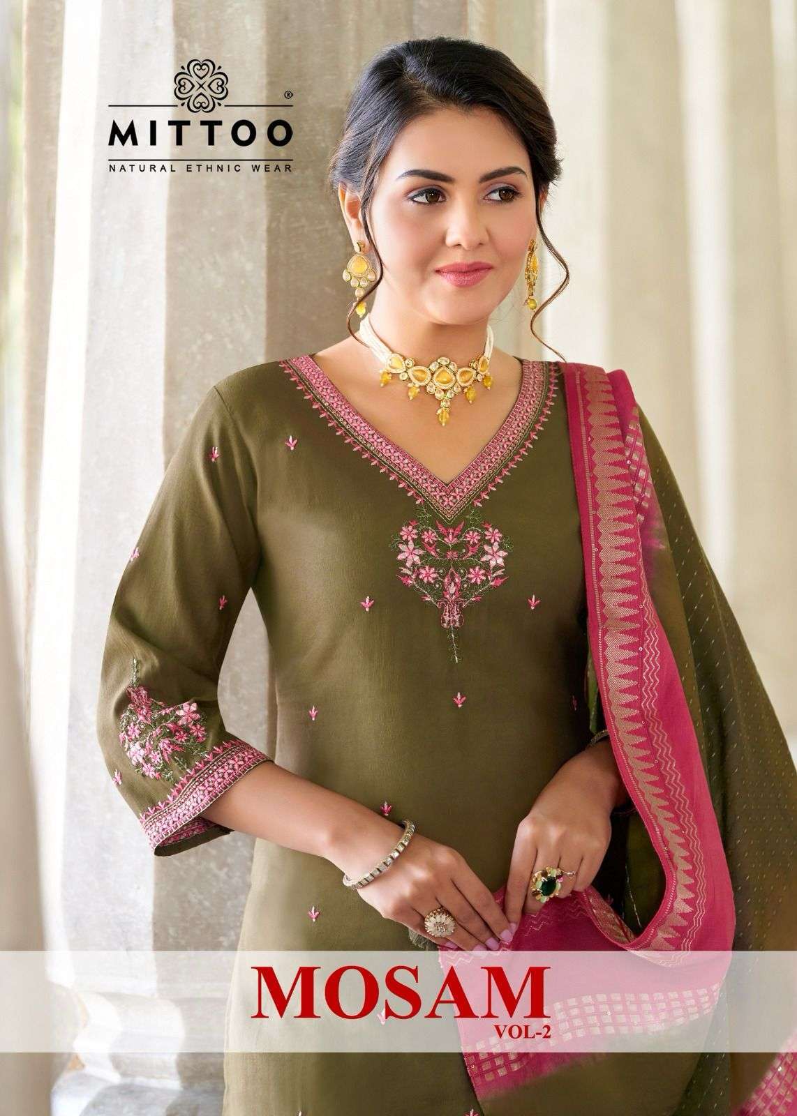 Mittoo Mosam Vol 2 VISCOSE SILK WITH FESTIVAL SPECIAL REAYMADE SUITS COLLECTION AT BEST RATE