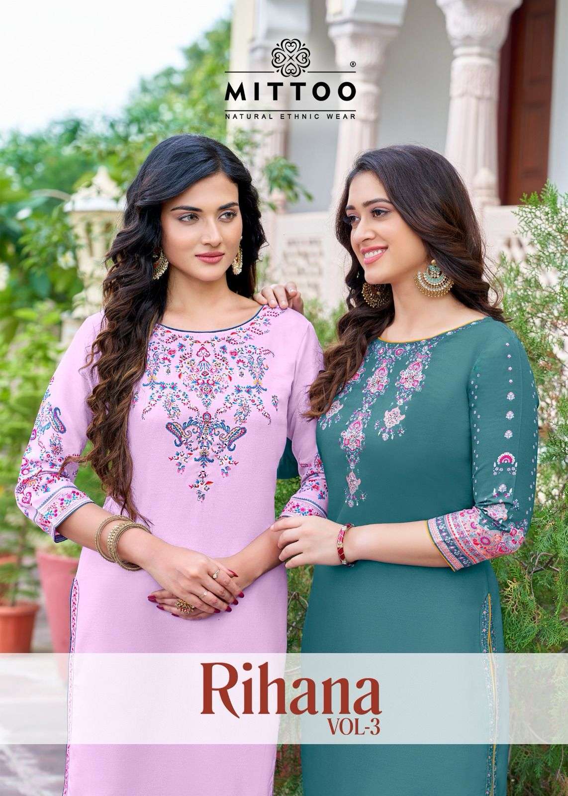 Mittoo Rihana Vol 3 rayon straight regular wear kurti collection at best wholesale rate