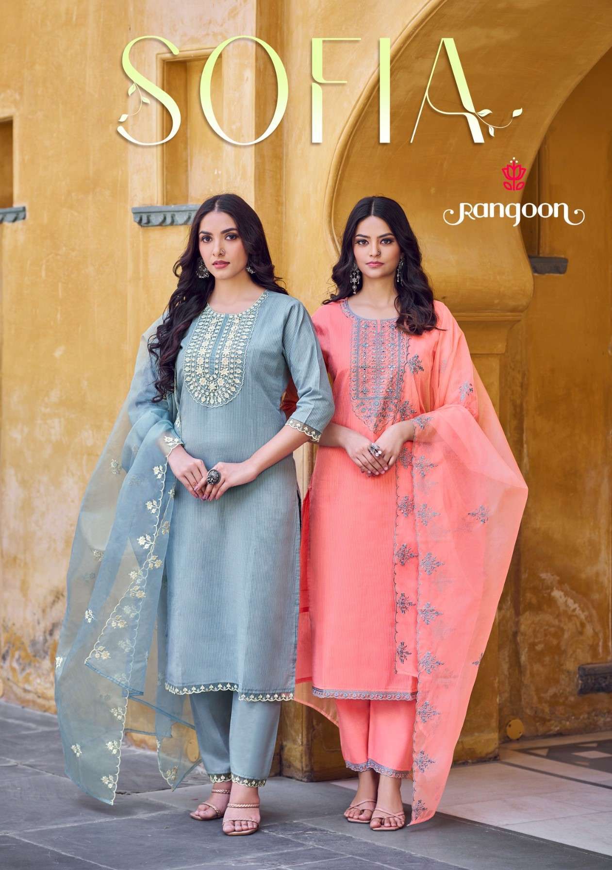 Rangoon Sofia FANCY COTTON WITH READYMADE SUMMER SPECIAL SUITS COLLECTION AT BEST RATE