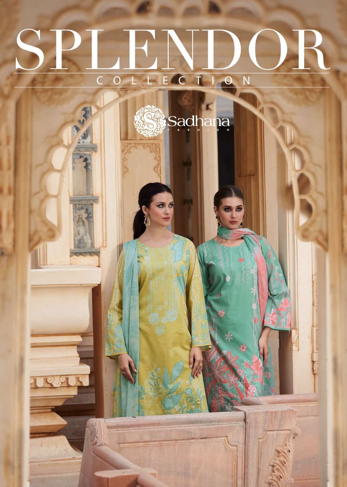 Sadhana Splendor lawn cotton with summer special dress material collection at best wholesale rate