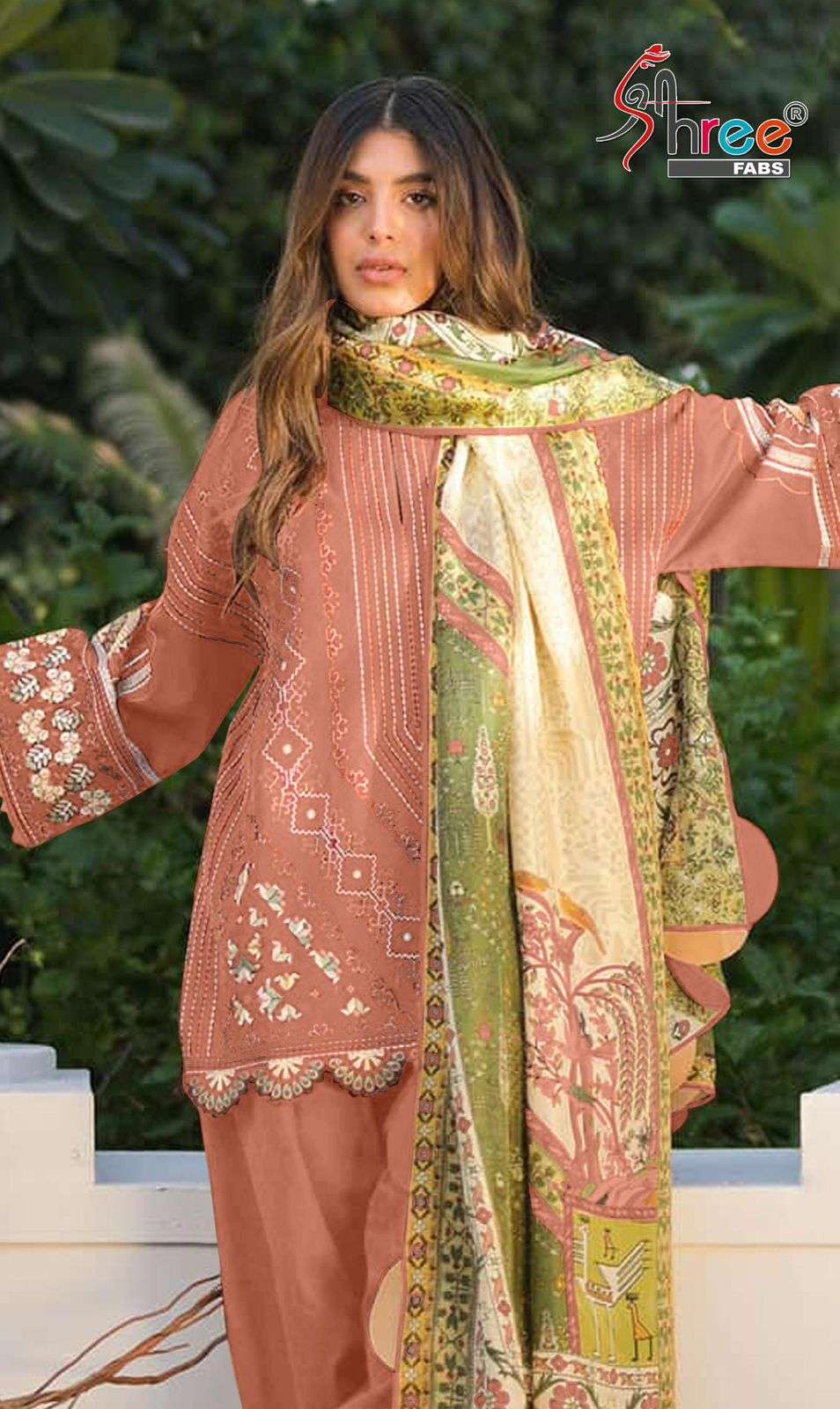 SHREE FABS 1291 COTTON WITH FANCY READYMADE PAKISTANI SUITS 