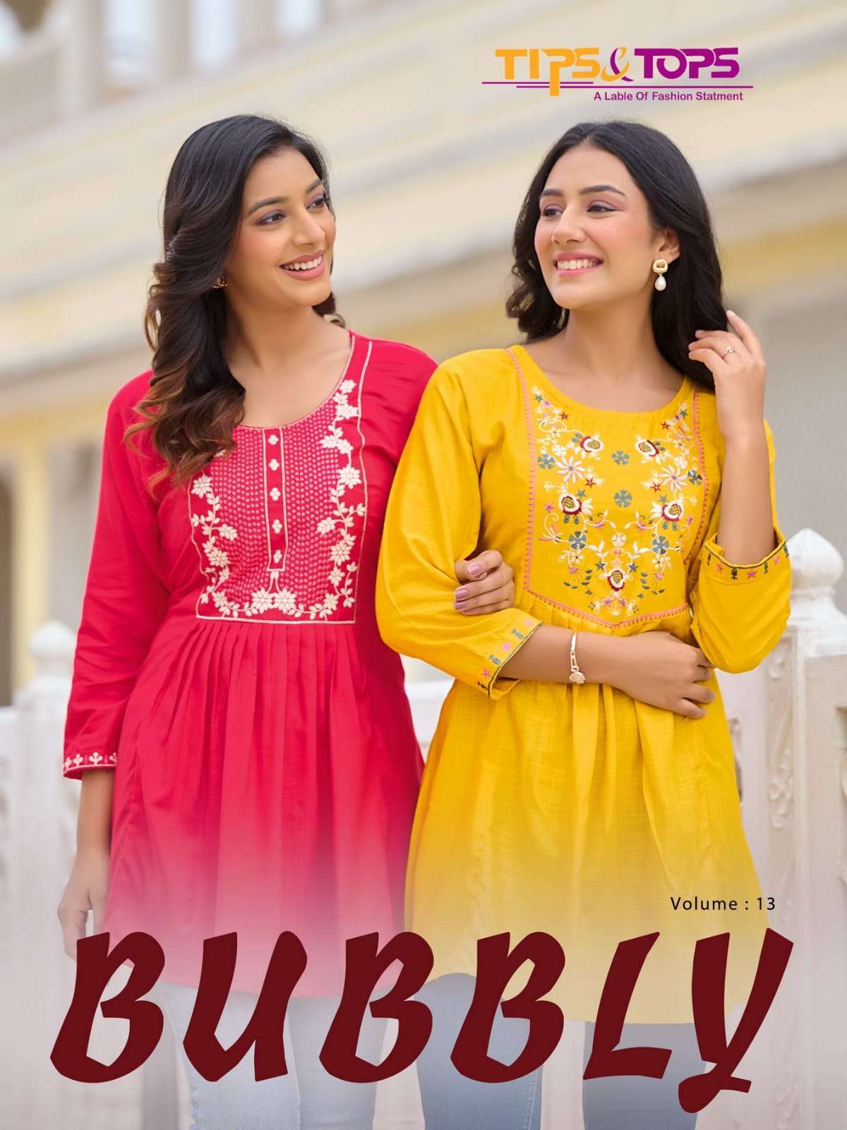 TIPS AND TOPS BUBBLY VOL 13 RAYON WITH WESTERN STYLE SHOT TOPS COLLECTION AT BEST RATE