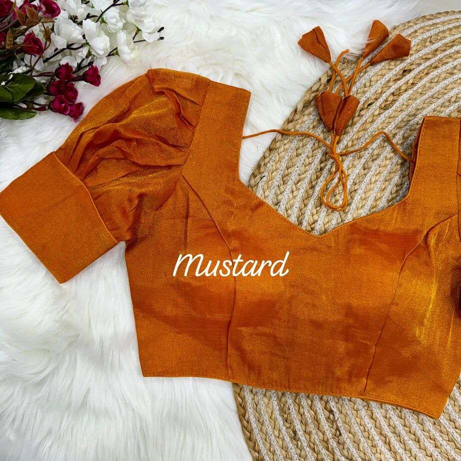 COTTON SILK WITH SIMPLE LOOK READYMADE BLOUSE SUPPLIER IN SURAT