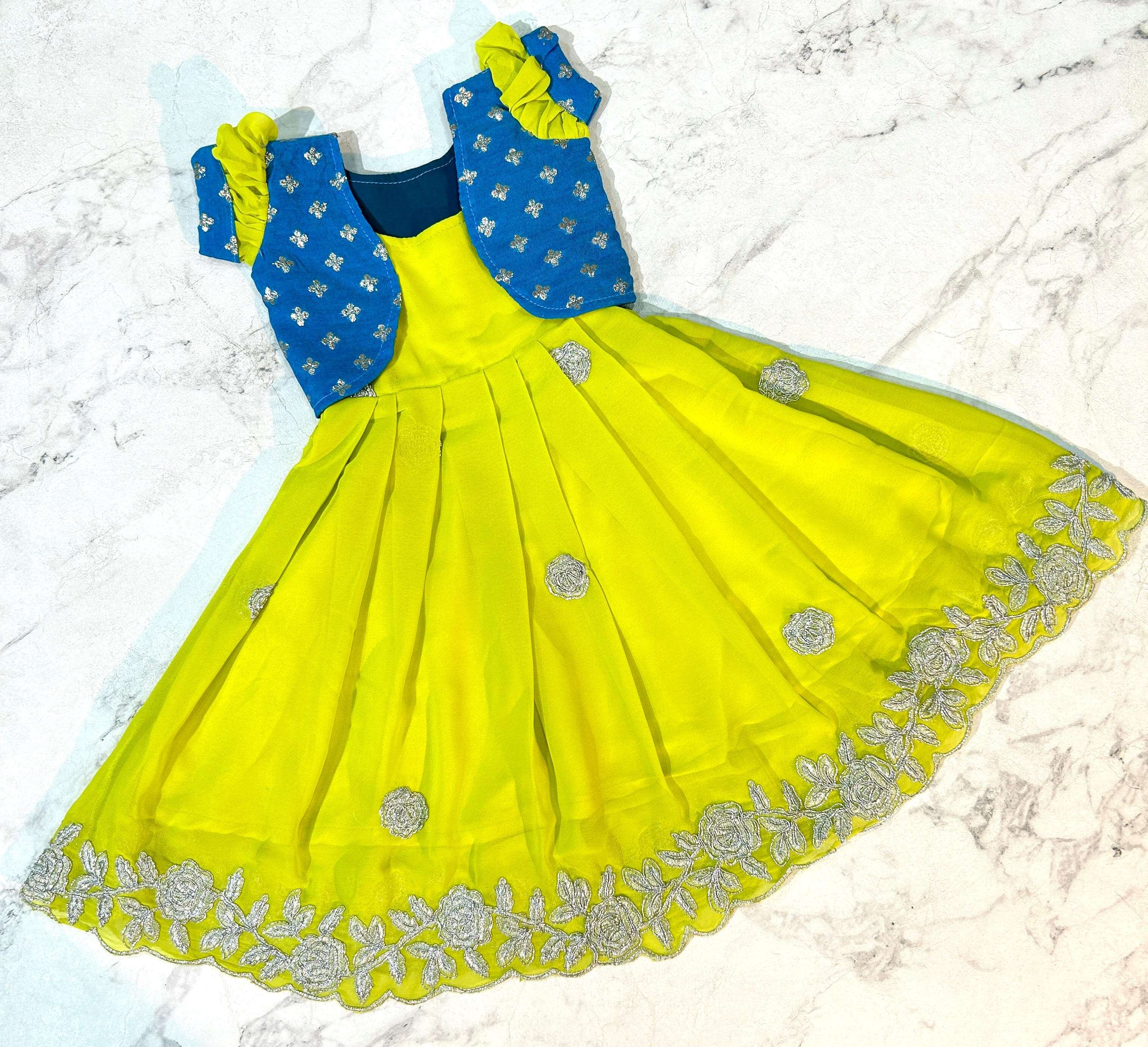 FUNCTION SPECIAL GEORGETTE KIDS SPECIAL LONG GOWN