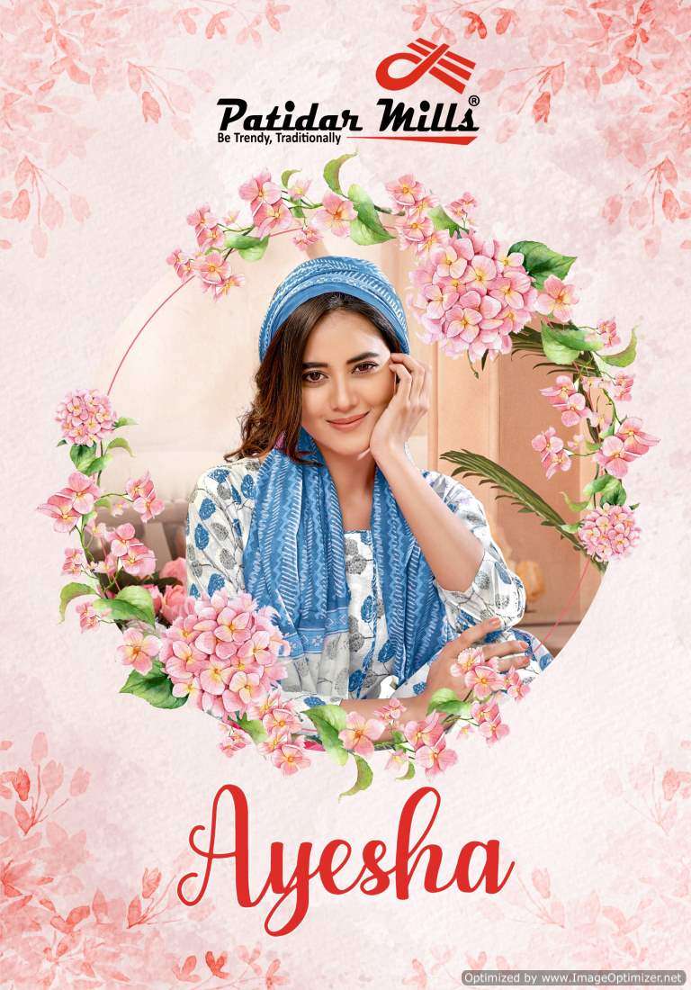 Patidar Mills Ayesha Vol 1 COTTON WITH SUMMER SPECIAL SUITS