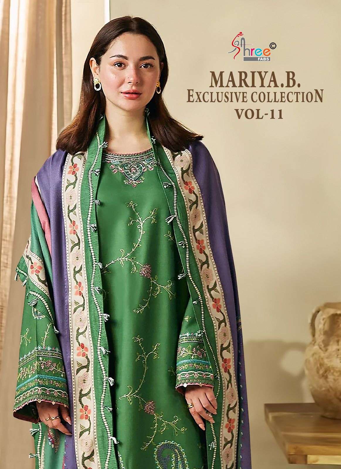 SHREE FABS MARIAB EXCLUSIVE COLLECTION VOL 11 RAYON COTTON PAKISTANI SUITS