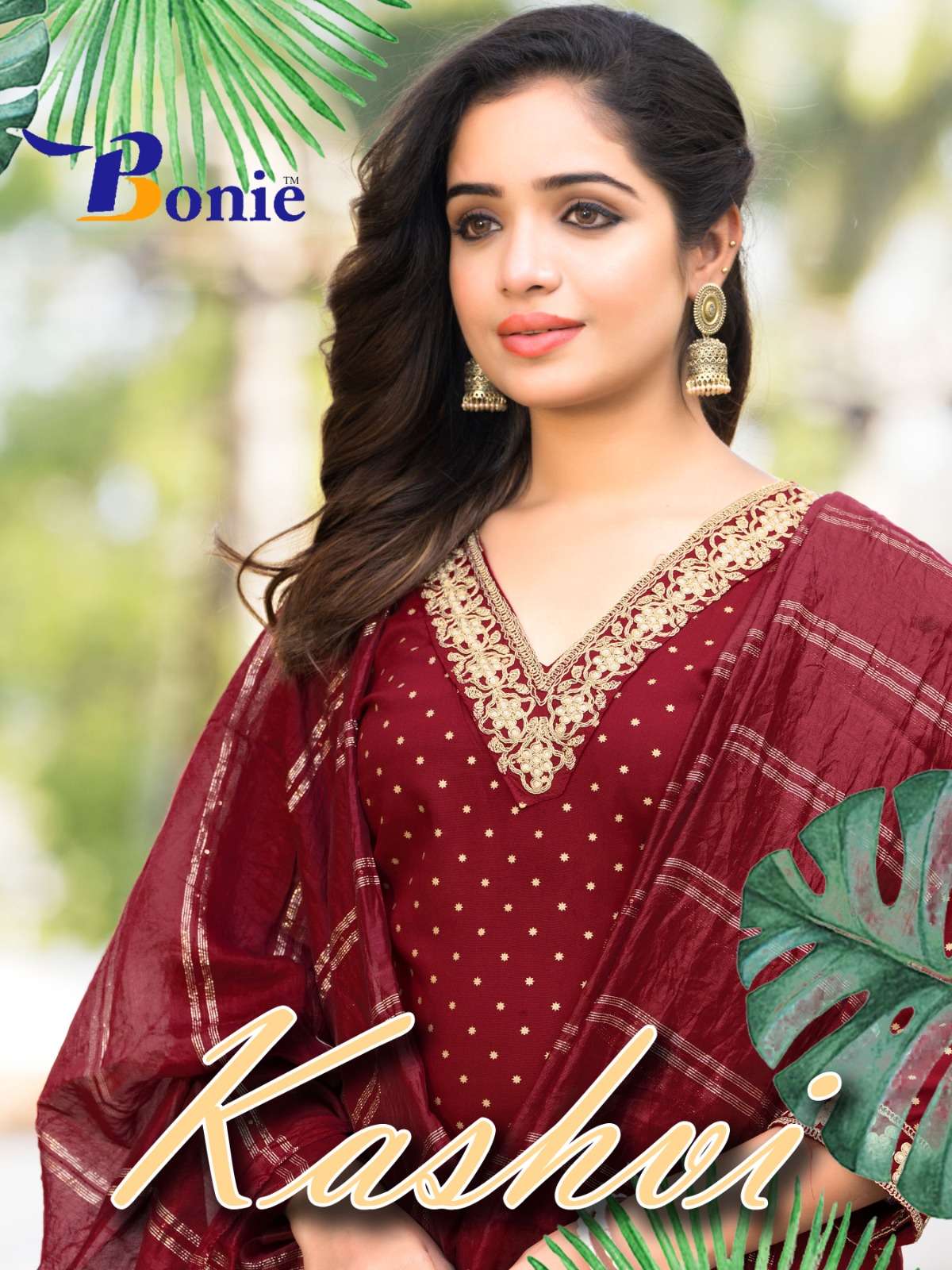 BONIE KASHVI RAYON WITH FUNCTION SPECIAL READYMADE SUITS 