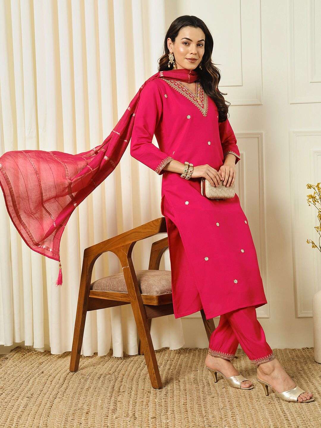 Festival special silk with designer Readymade suits 