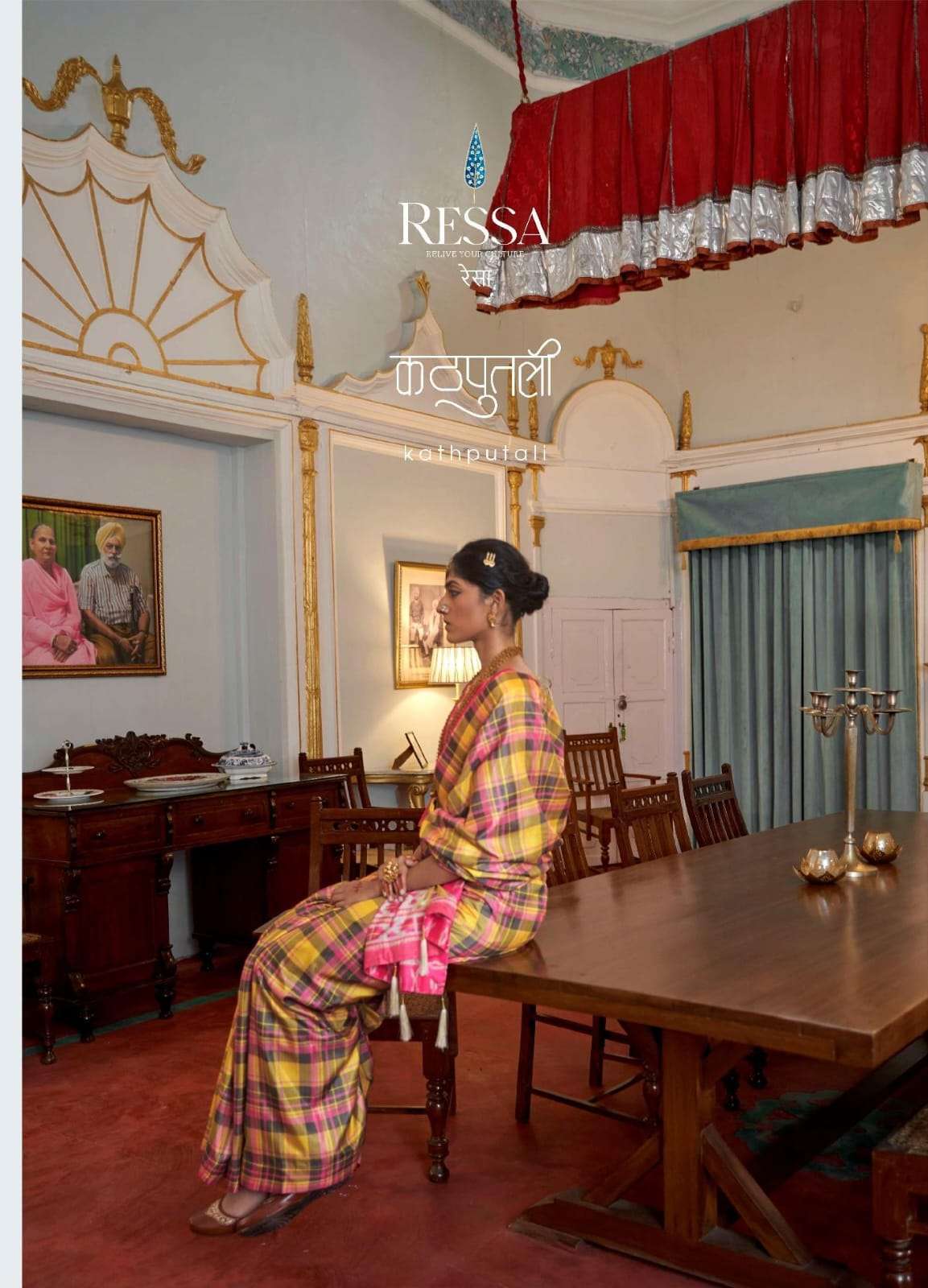 Ressa Kathputli Banarasi silk weaving Design Saree Collection