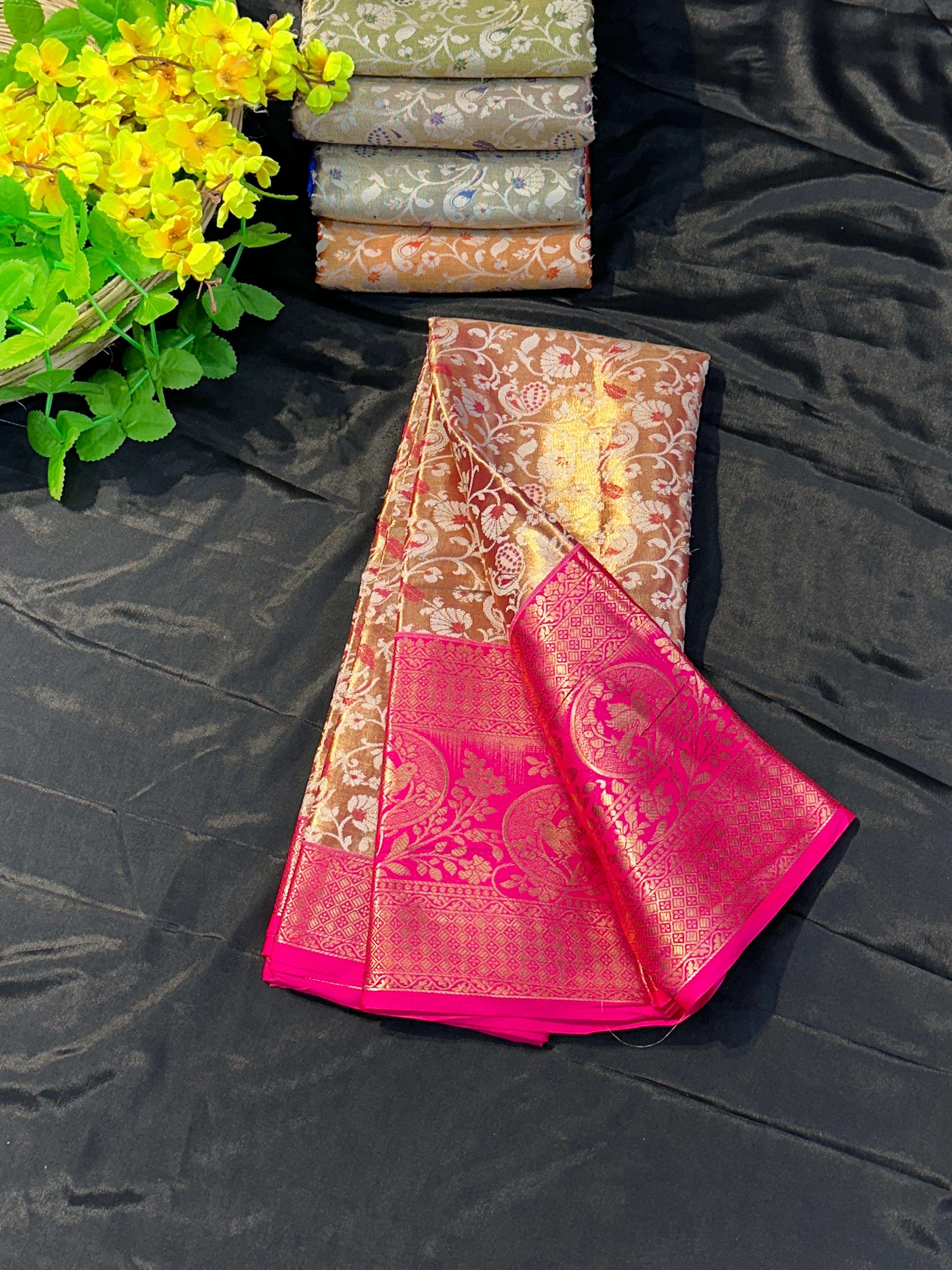 AAKSHI VOL 11 KANJIVARAM SILK HEAVY LOOK SAREE 