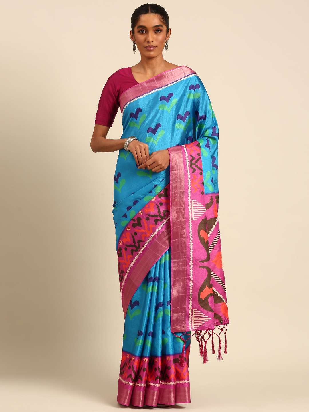 BUNAWAT VANTARA VOL 7 COTTON PRINTED SAREE 