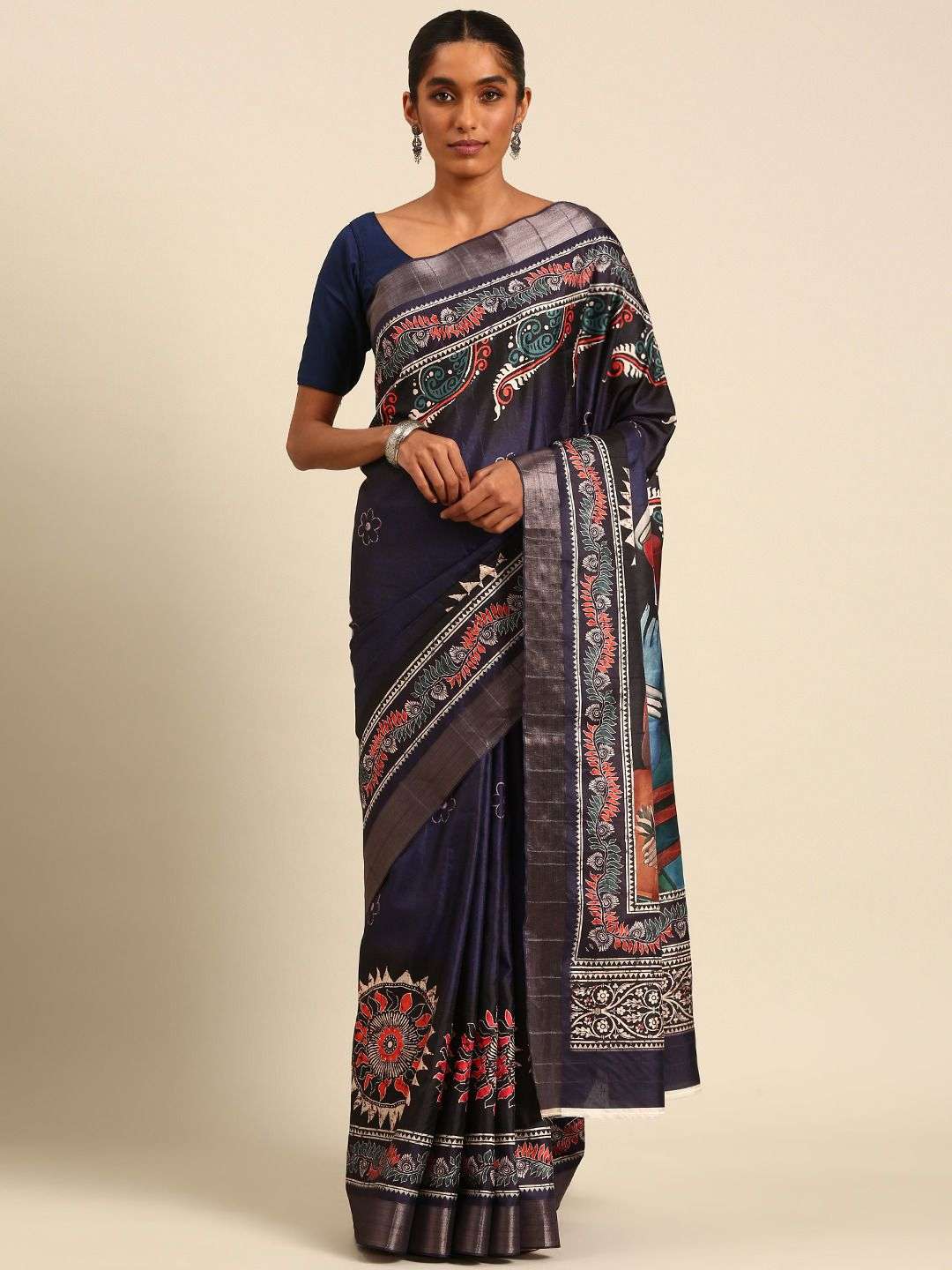 COTTON DIGITAL PRINTED FANCY SAREE