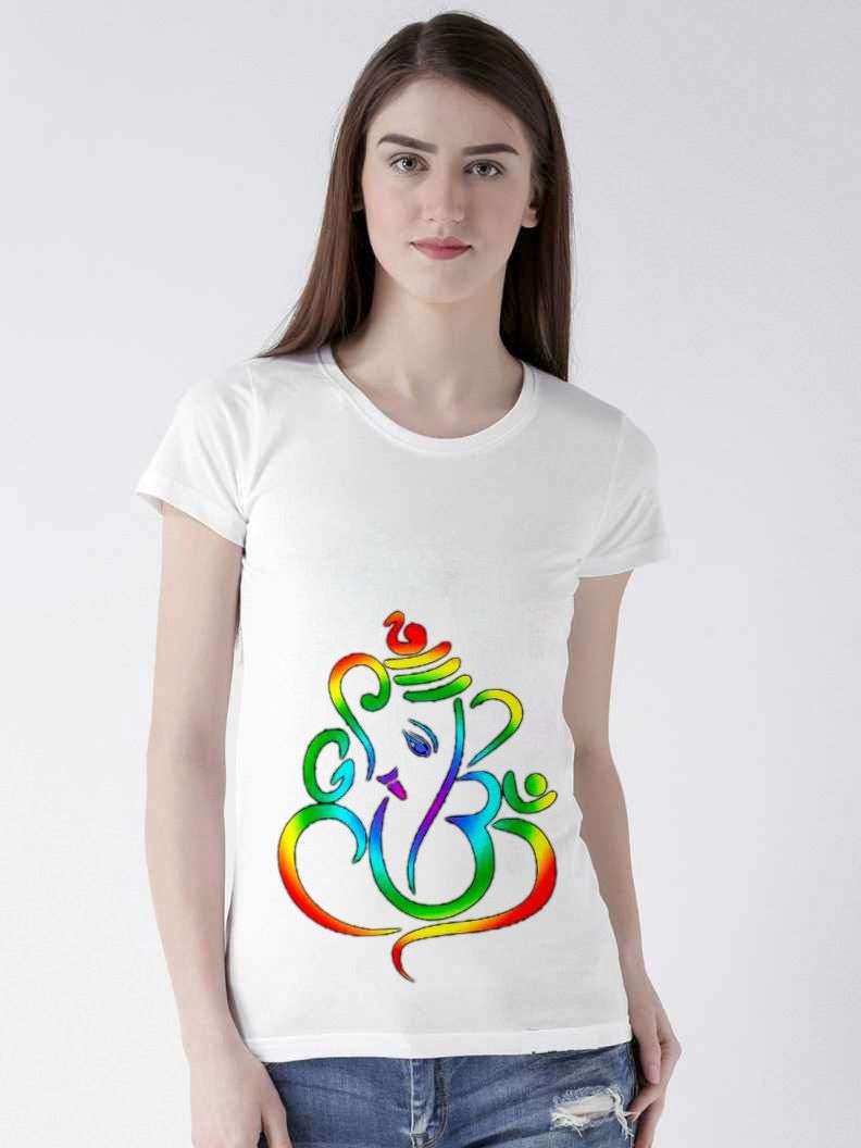 GANAPATI FESTIVAL SPECIAL PRINTED FULL FAMILY MACHING T SHIRT