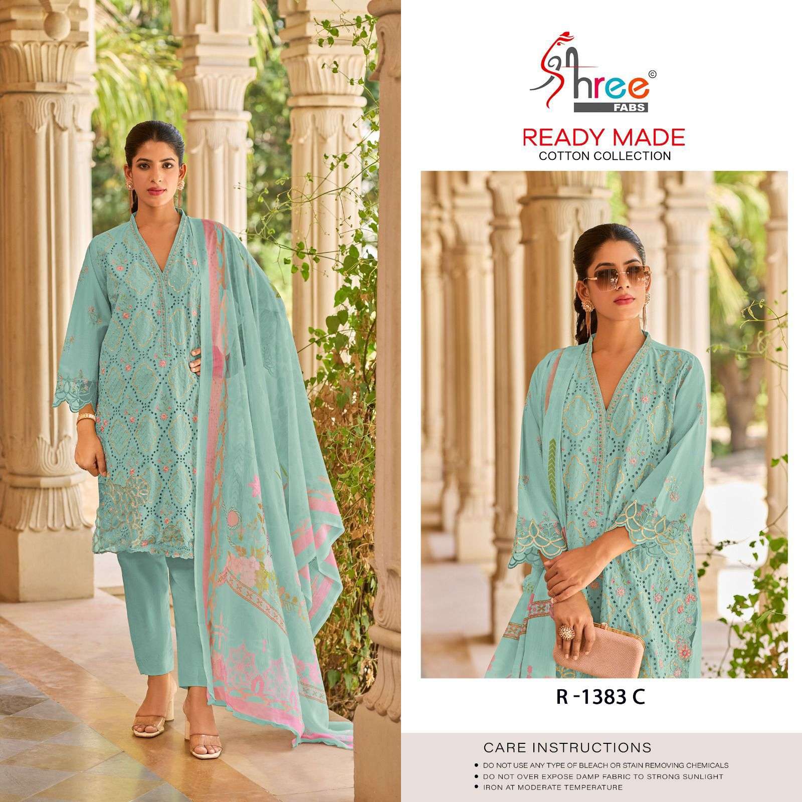 SHREE FABS 1383 CAMBRIC COTTON PAKISTANI SUITS 