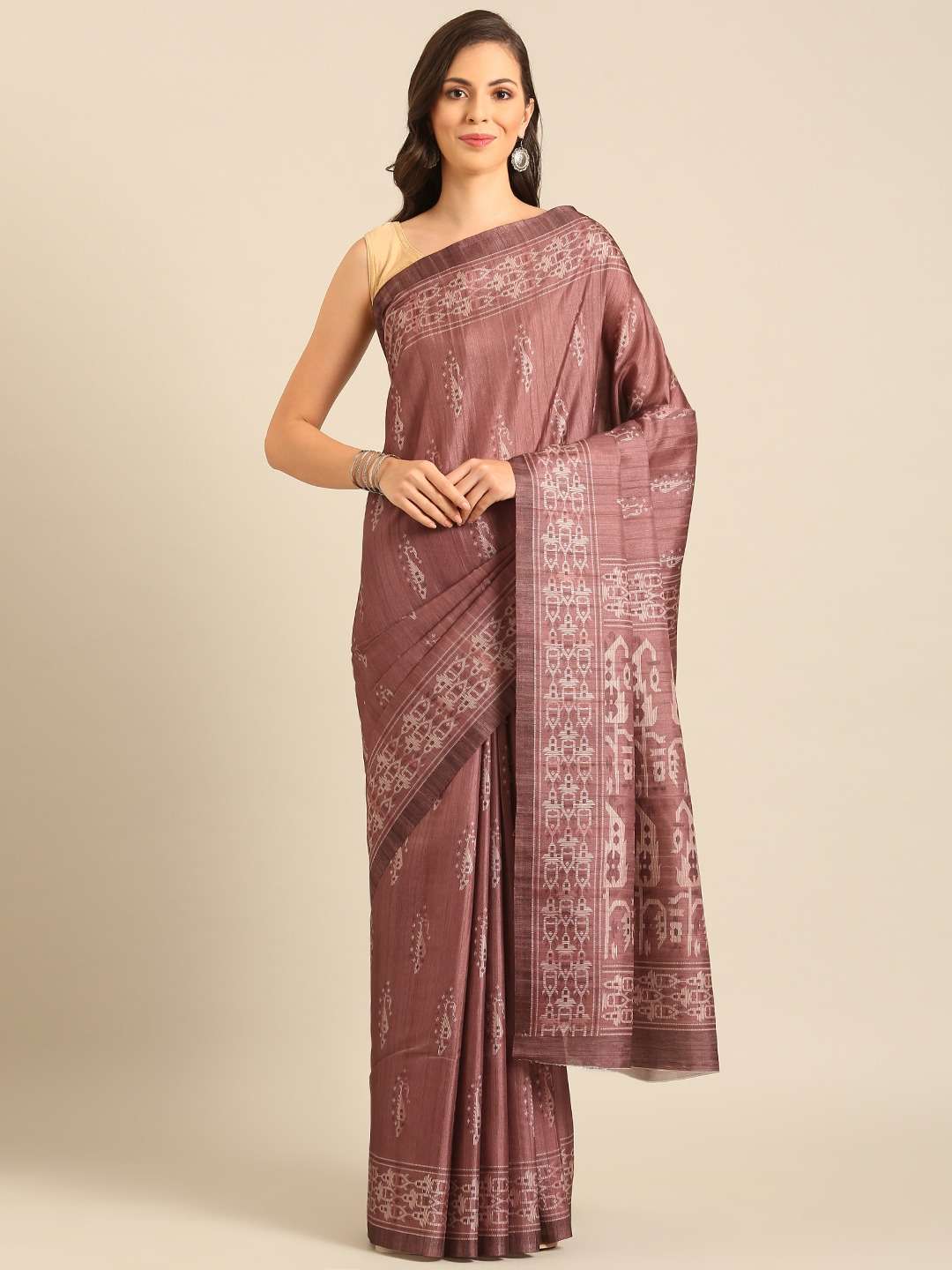 BUNAWAT BANGLORI HANDLOOM SILK COTTON PRINTED SAREE