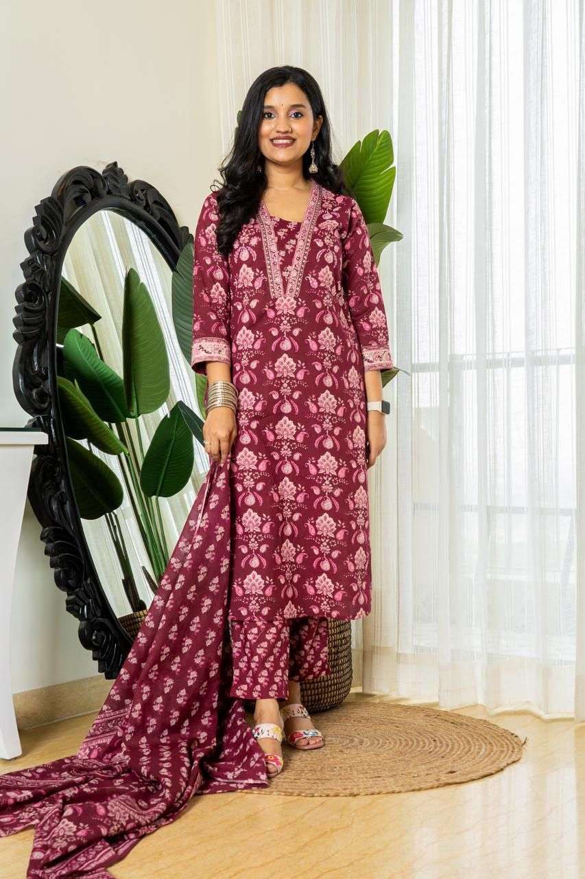 COTTON PRINTED FESTIVAL SPECIAL READYMADE SUITS 