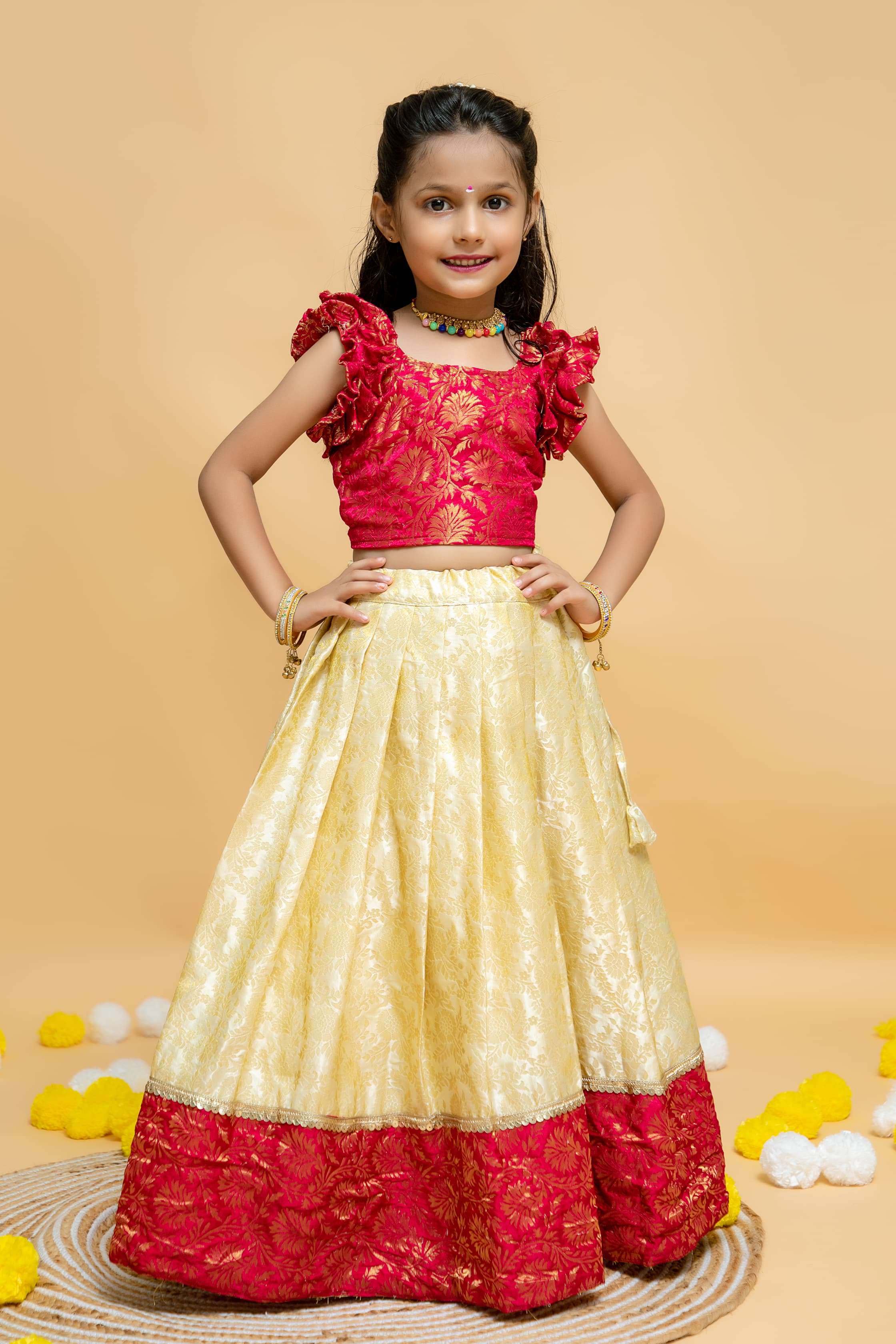 FESTIVAL SPECIAL VISCOSE SILK KIDS SPECIAL TRADITIONAL LOOK LEHENGA CHOLI