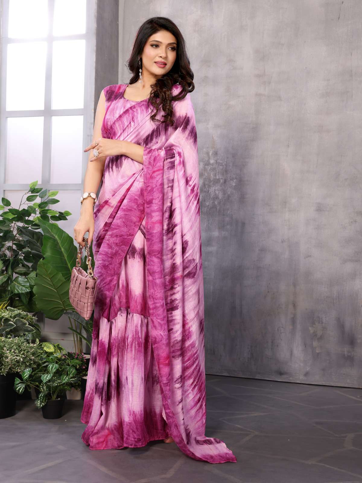 Get Ready this Festive Season with this Pre Drapped Gown Saree