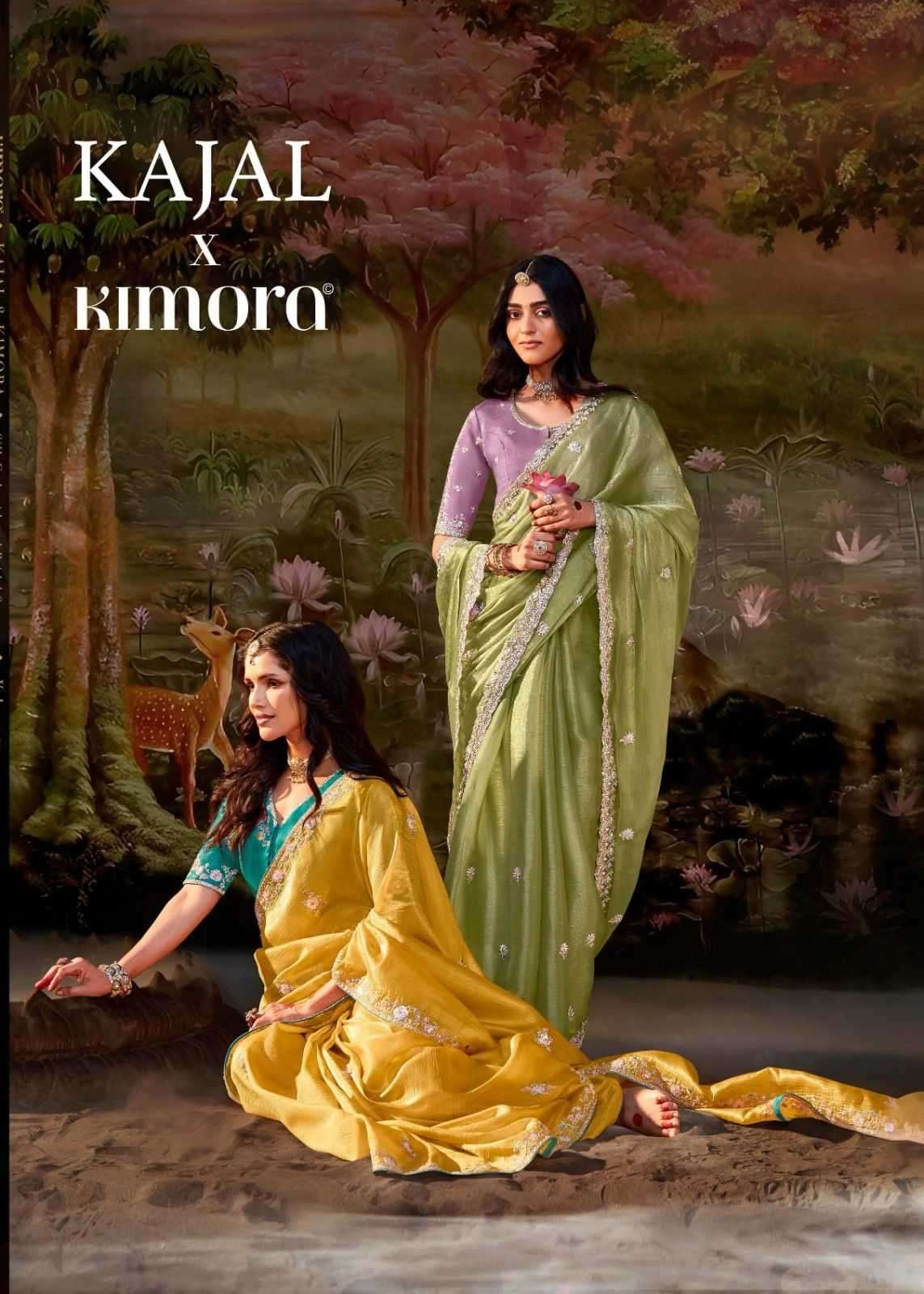 KIMORA FASHION X KAJAL 5341 TO 5355 SERIES WEDDING SPECIAL NEW SAREE 