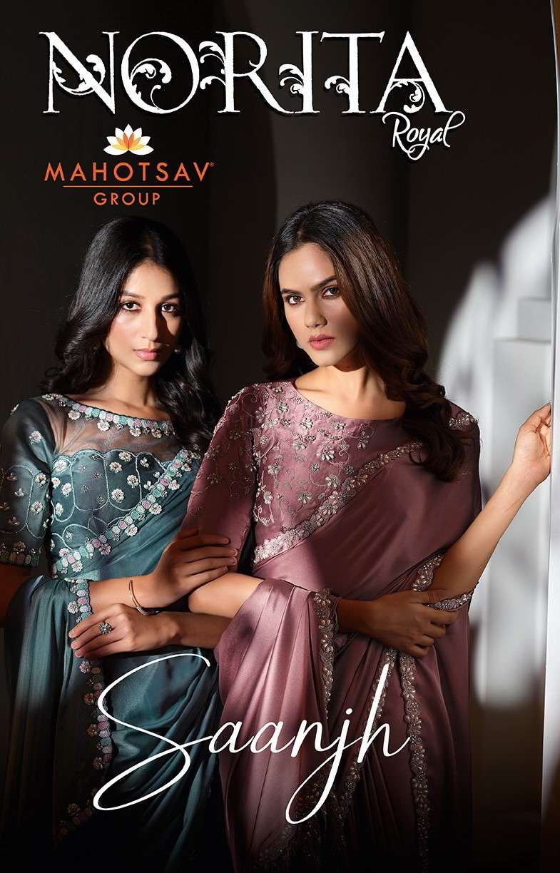 MAHOTSAV MOHMANTHAN NORITA 43900 SERIES SAANJH DESIGNER SAREE