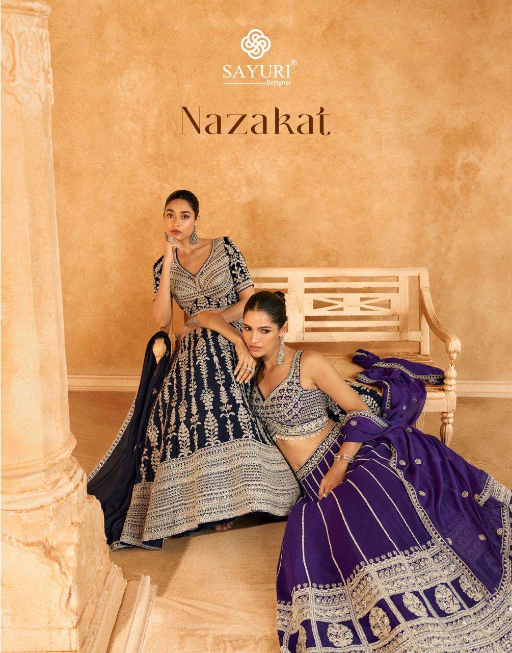 SAYURI DESIGNER NAZAKAT GEORGETTE WITH WEDDING SPECIAL READYMADE LEHENGA CHOLI