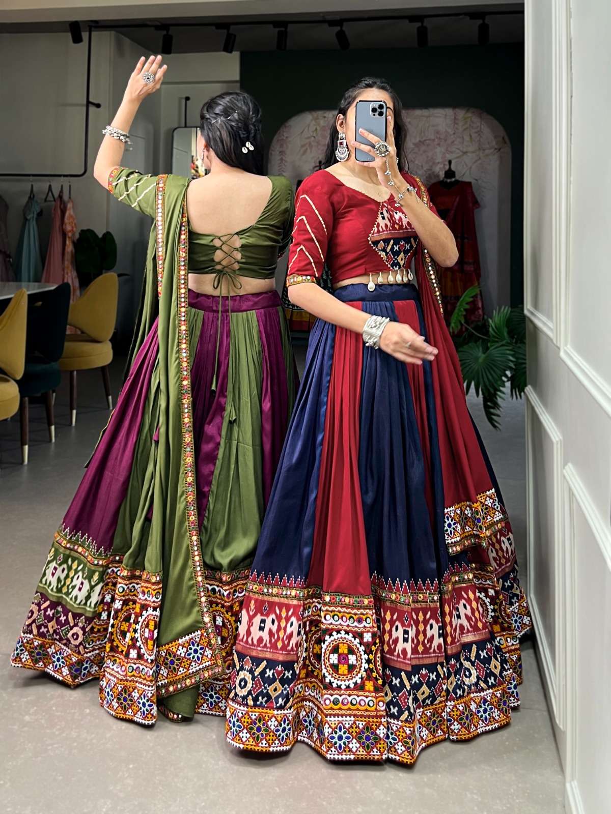 TRADITIONAL LOOK FESTIVAL SPECIAL MULTI COLOUR LEHENGA CHOLI 