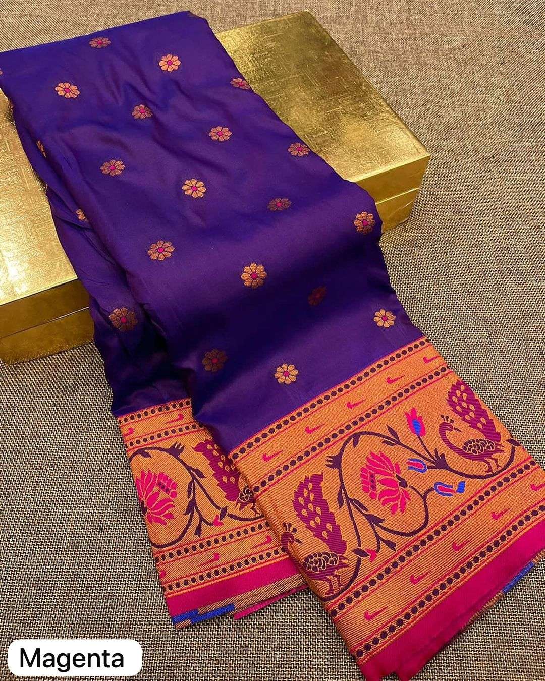 ANUPAMA PAITHANI DESIGN SOFT SILK SAREE 