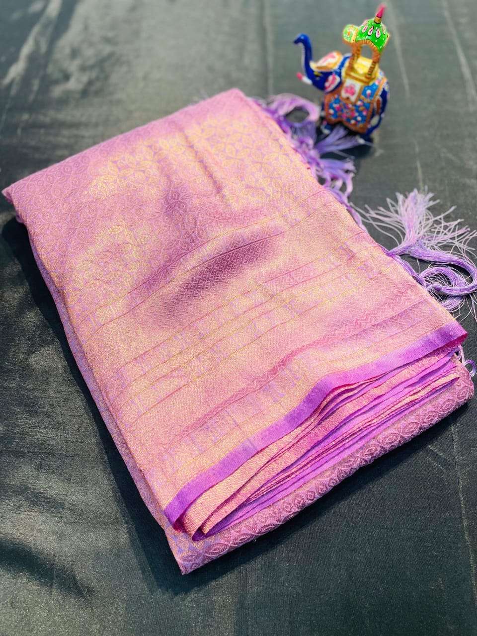 KUBERPATTU SILK RICH LOOK SOFT MATERIAL SAREE