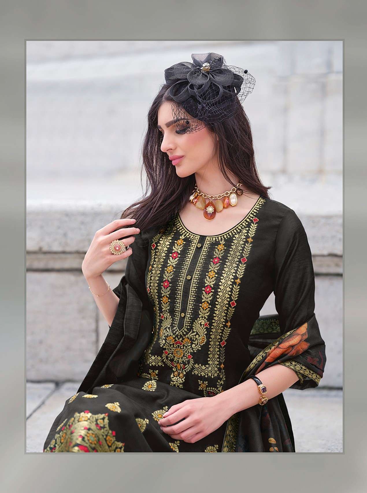 LILY LALI LAJJO SILK HEAVY DESIGNE READYMADE SUITS 