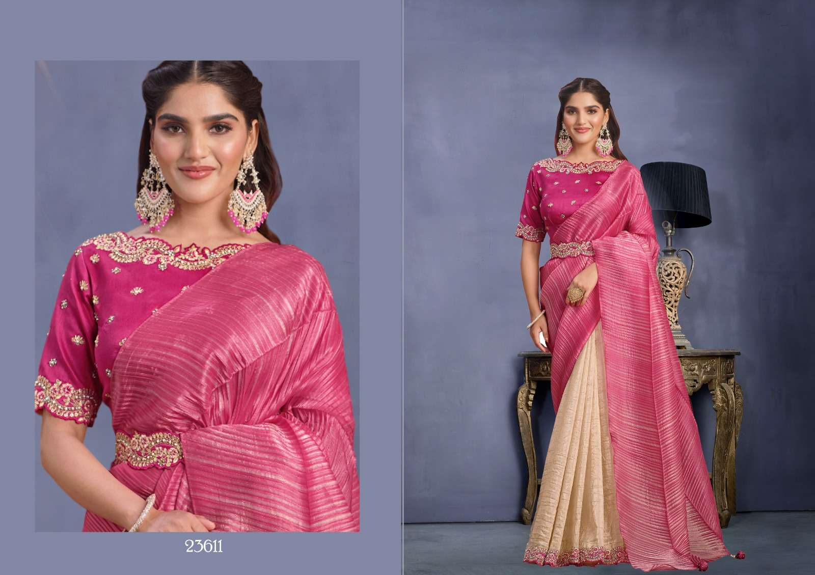 MAHOTSAV MOHMANTHAN 23600 SEIRES KIMAYA READY TO WEAR PARTY WEAR SAREE