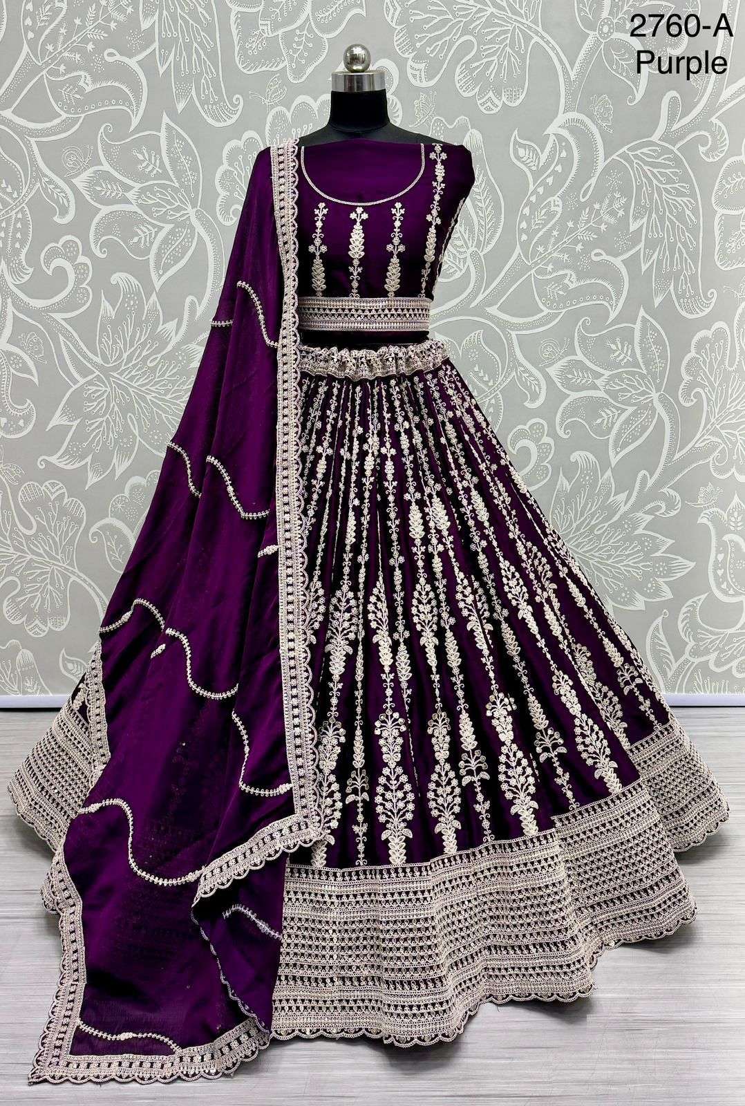 ROYAL LOOK SATIN SILK DESIGNER WEDDING SPECIAL LEHENGA CHOLI 