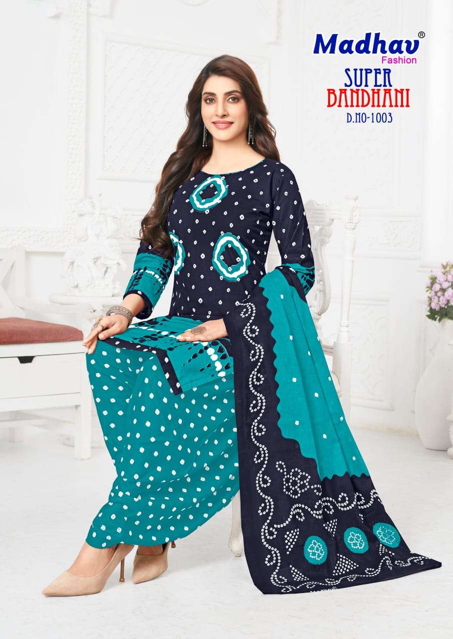 MADHAV SUPER BANDHANI VOL 1 QUALITY COTTON PRINT REGULAR SUIT ONLINE 