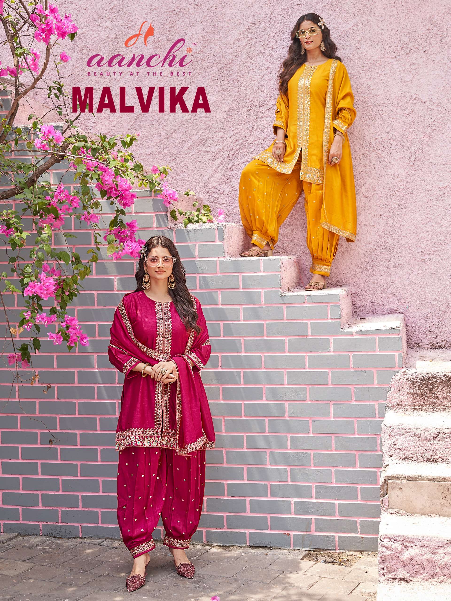 AANCHI MALVIKA INDIAN PATIYALA STYLE SUIT READYMADE SUPPLIER SHOP